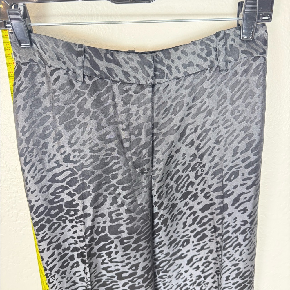 NWT Equipment Femme Arwen Silk Blend Leopard Print Trouser 10 Luxury Glam Chic